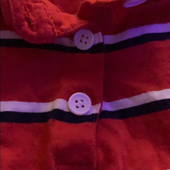 Cropped stripped polo tee - Picture 2 of 3